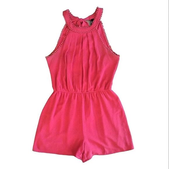 Y2K Pink Halter and Striped Strapless Romper Shorts Size Large Bundle - Picture 8 of 16